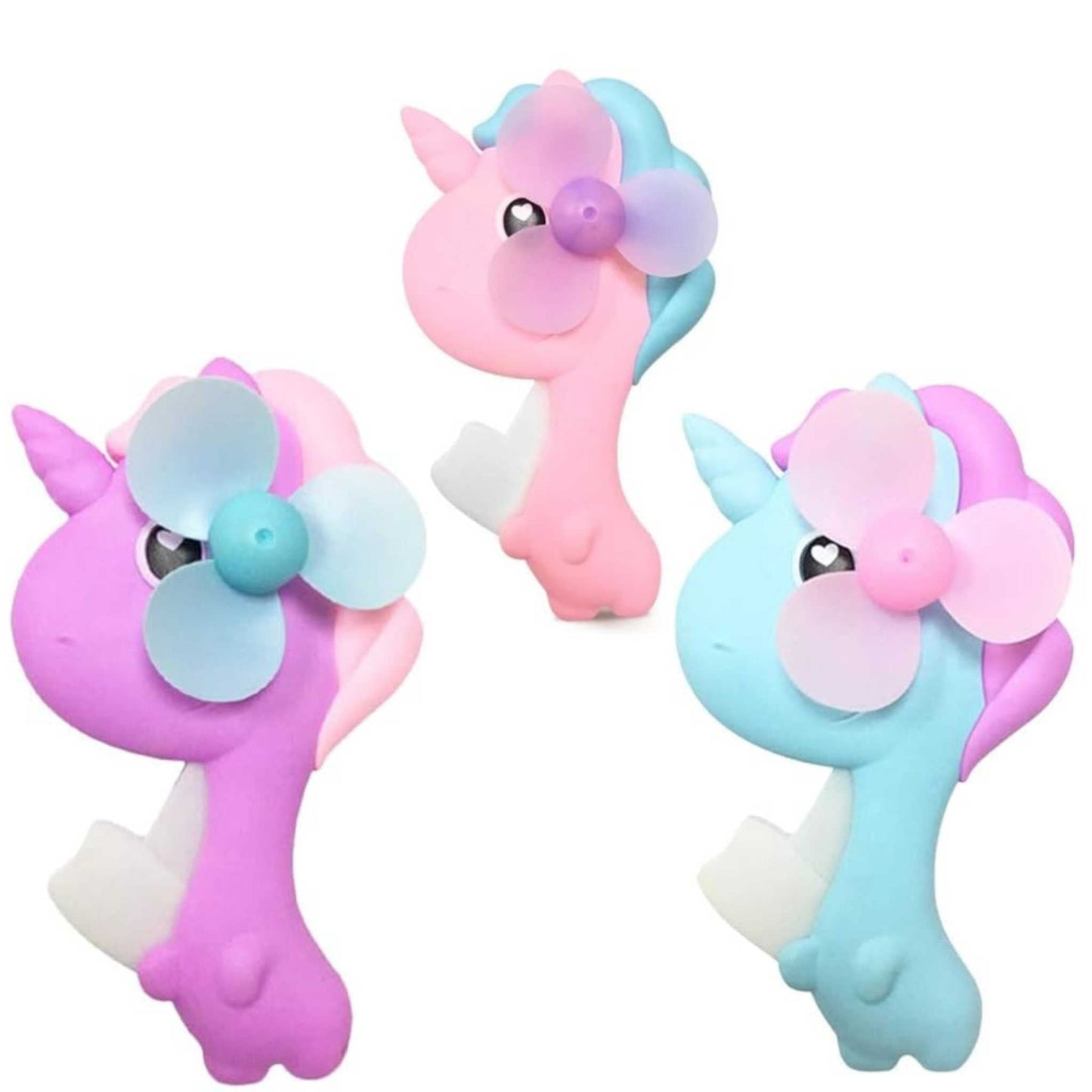 Multicolour Unicorn Portable Hand Fan for Kids