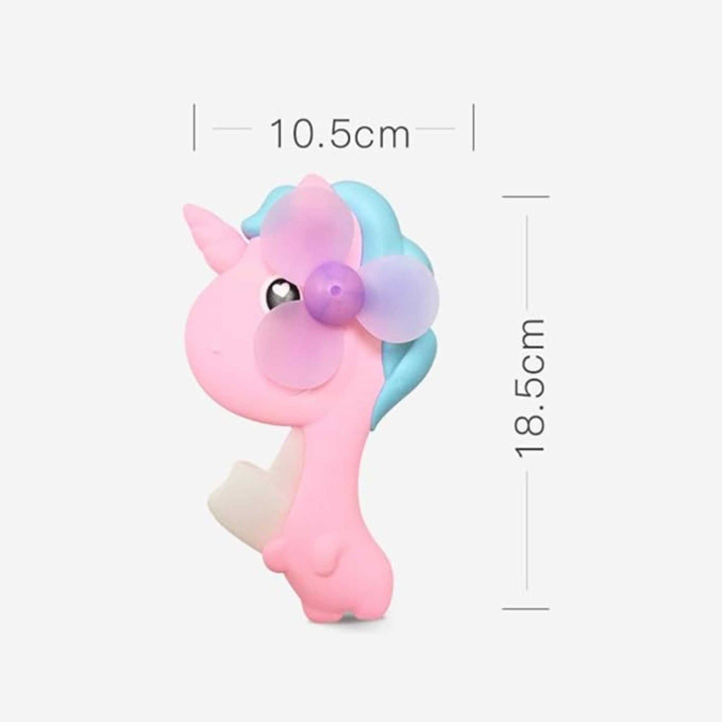 Multicolour Unicorn Portable Hand Fan for Kids