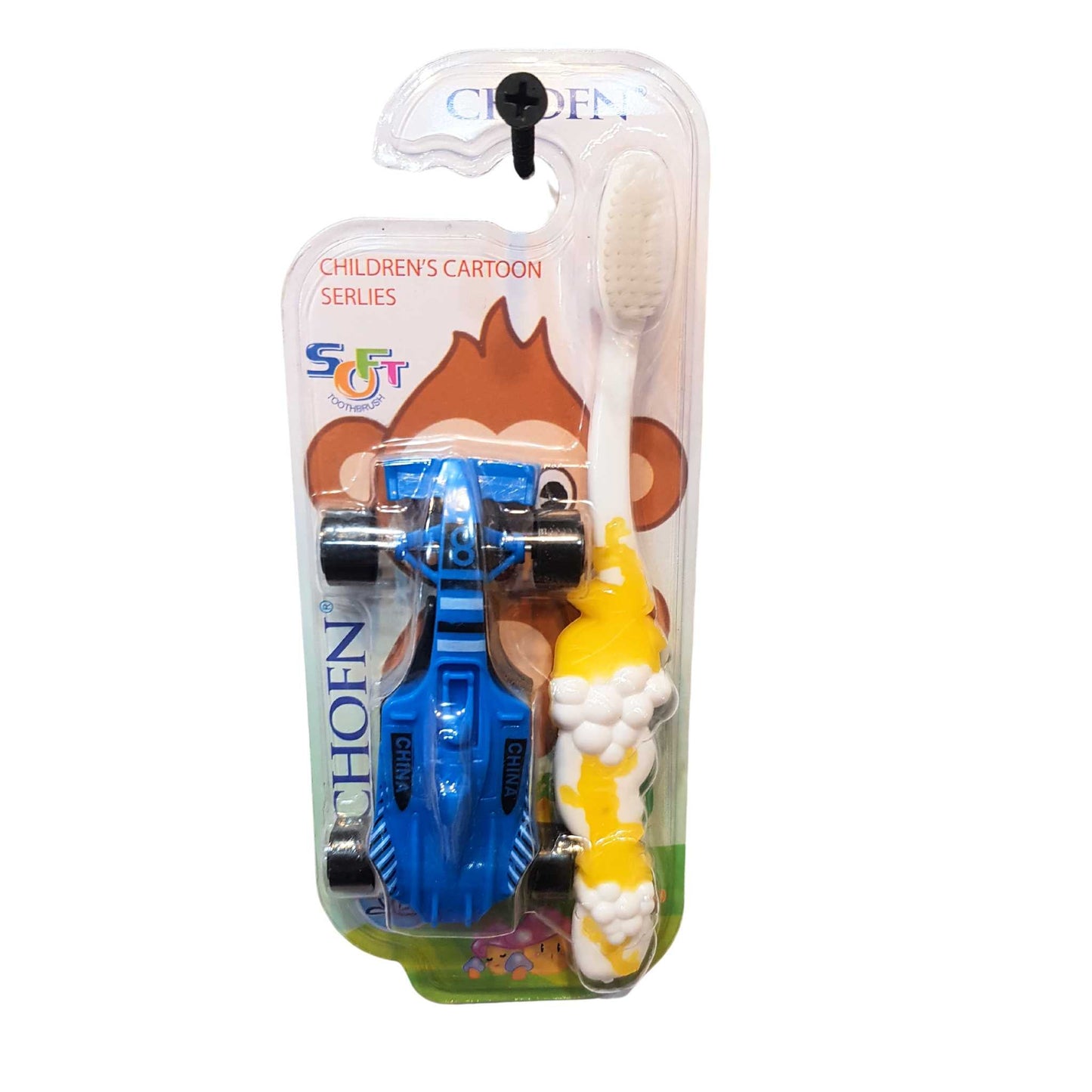 Kids Toothbrush With Toy - Premium Quality Imported Tooth Brush For Kids
