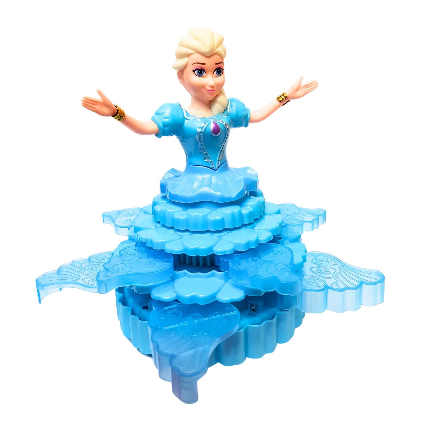 Frozen Rotating Princess With Music And Light- Beautiful Frozen Toy For Kids