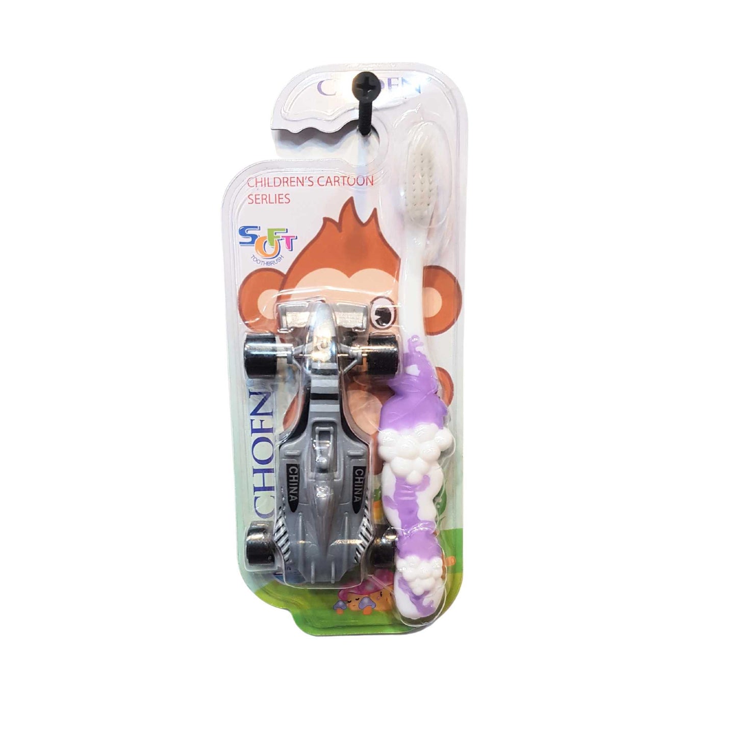 Kids Toothbrush With Toy - Premium Quality Imported Tooth Brush For Kids