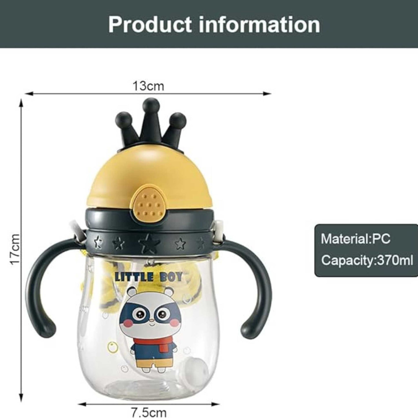 Crown Sippy Cup for Toddlers for 8+ Months Baby