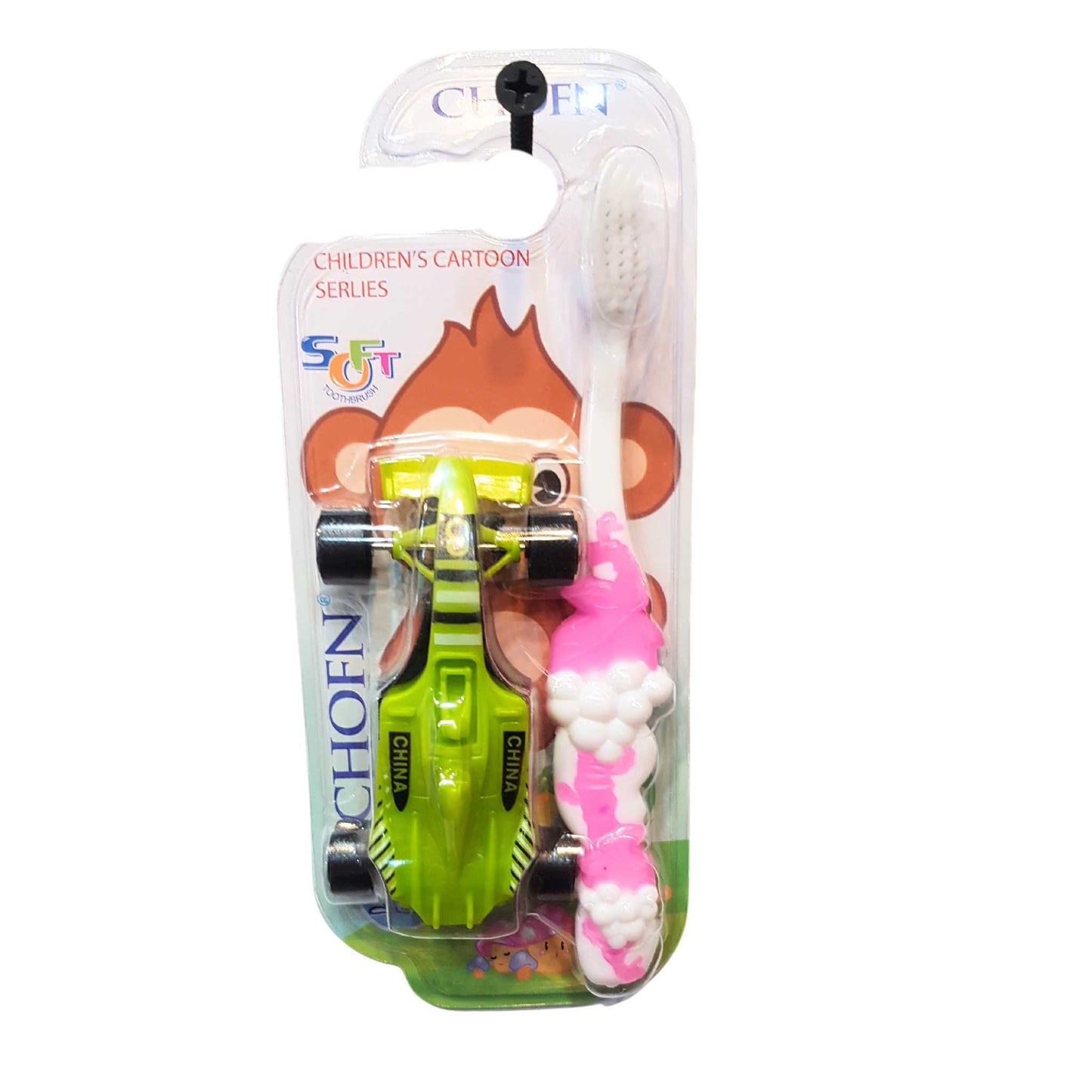 Kids Toothbrush With Toy - Premium Quality Imported Tooth Brush For Kids