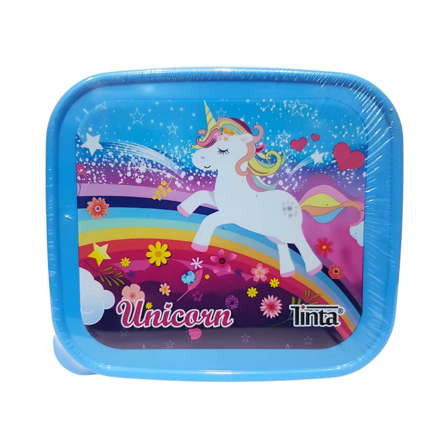 Square Tinta Plastic Lunch Box For Kids