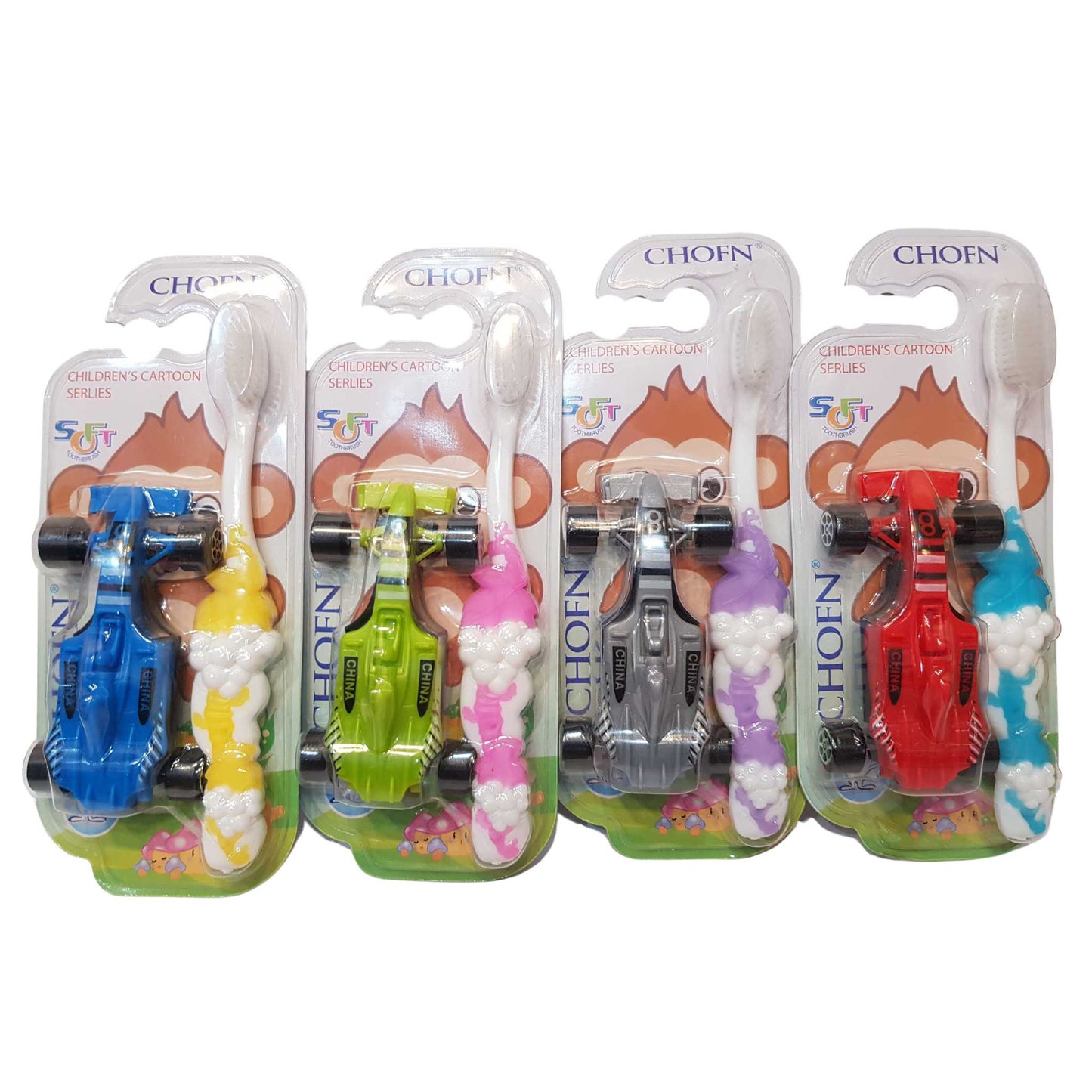 Kids Toothbrush With Toy - Premium Quality Imported Tooth Brush For Kids