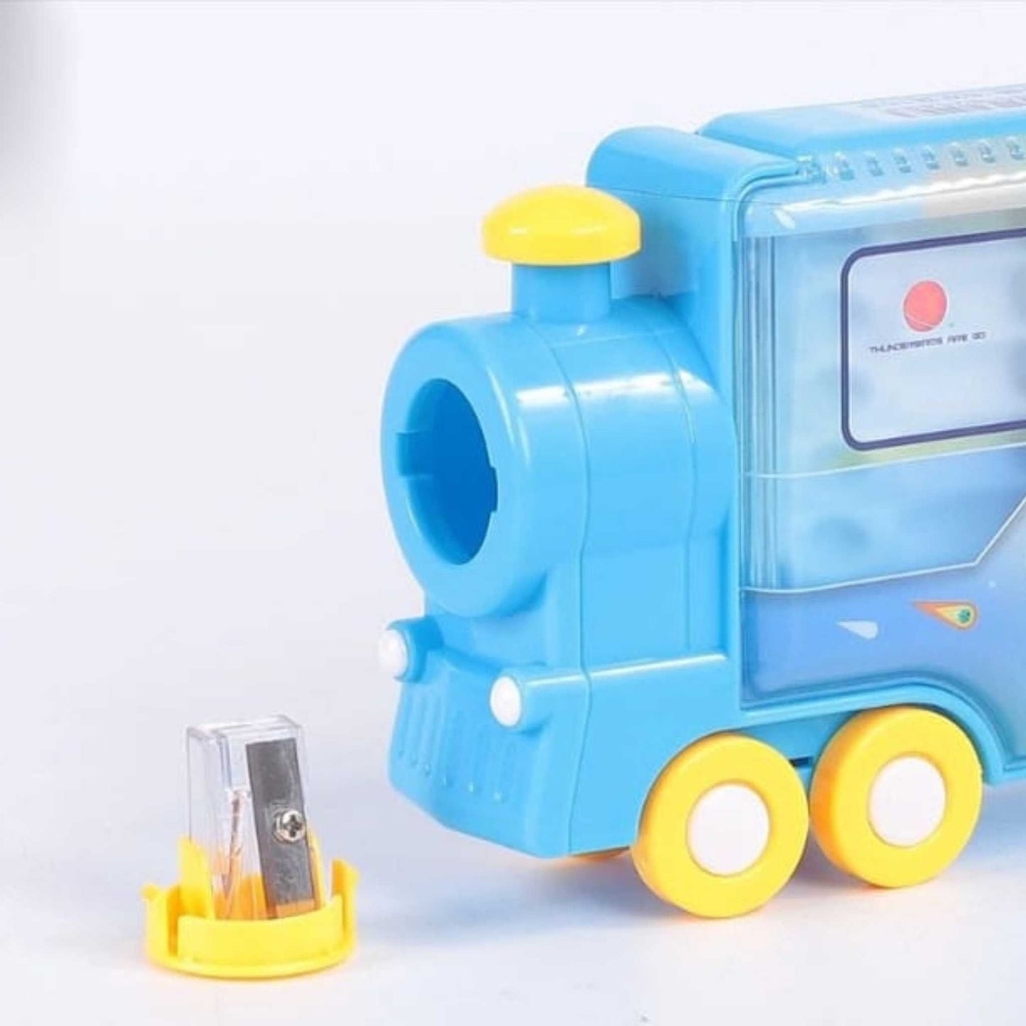 Train Shape Pencil Box with Space Theme