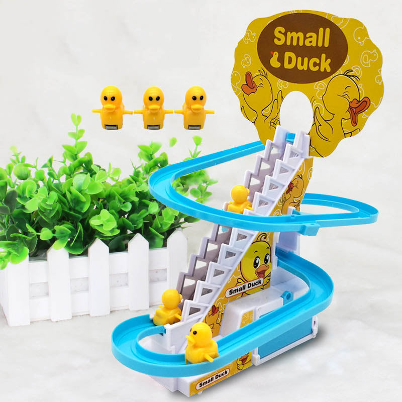 Duck Race Track Set With LED Flashing Lights & Music