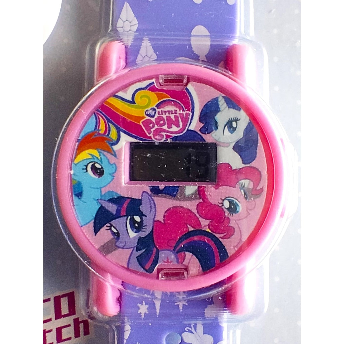 Toy Watch Set for Children, My Little Pony, 3 Protective Covers, Multicoloured, Silicone
