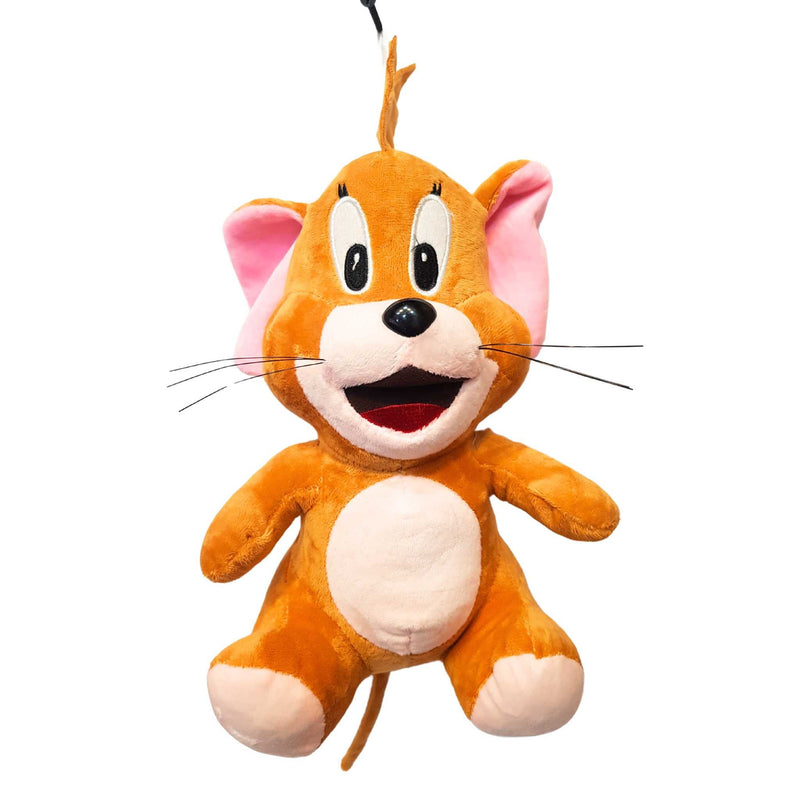 Plush toy of a cartoon character with a white background