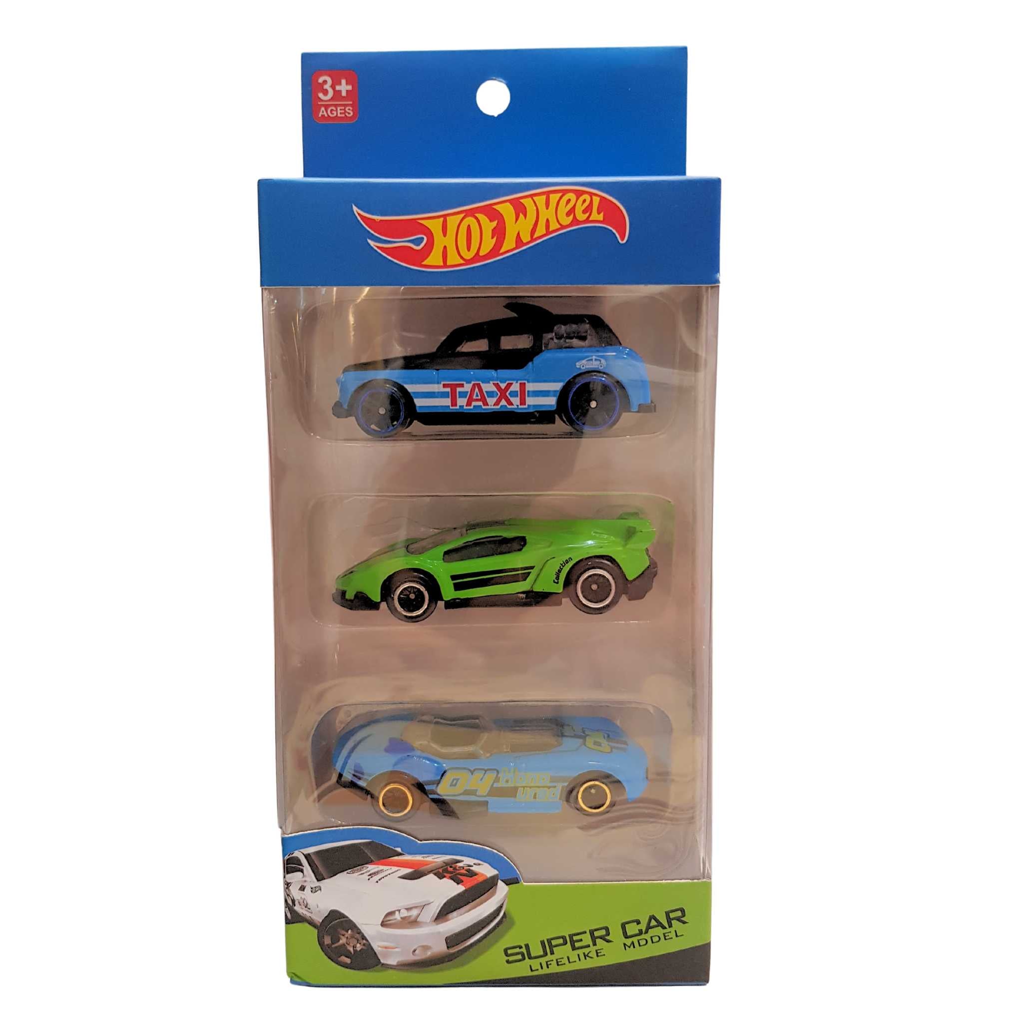 HOTWHEEL - 3 PCS METAL CAR