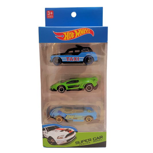 HOTWHEEL - 3 PCS METAL CAR