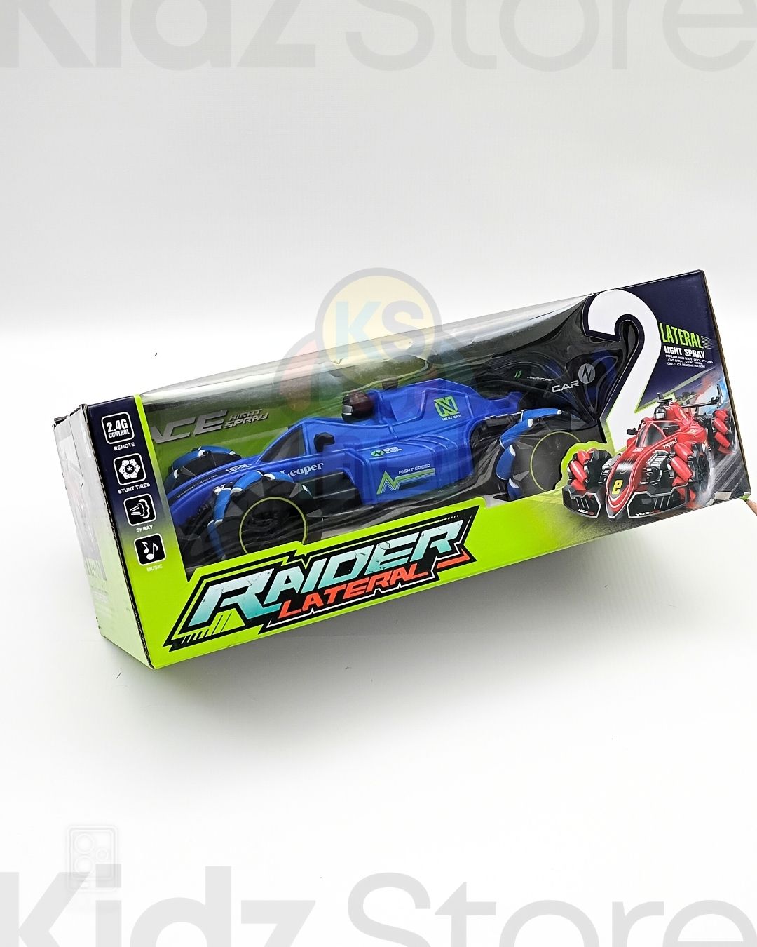 STUNT RAIDER LATERAL RACING LIGHT SPRAY 360 ROTATION