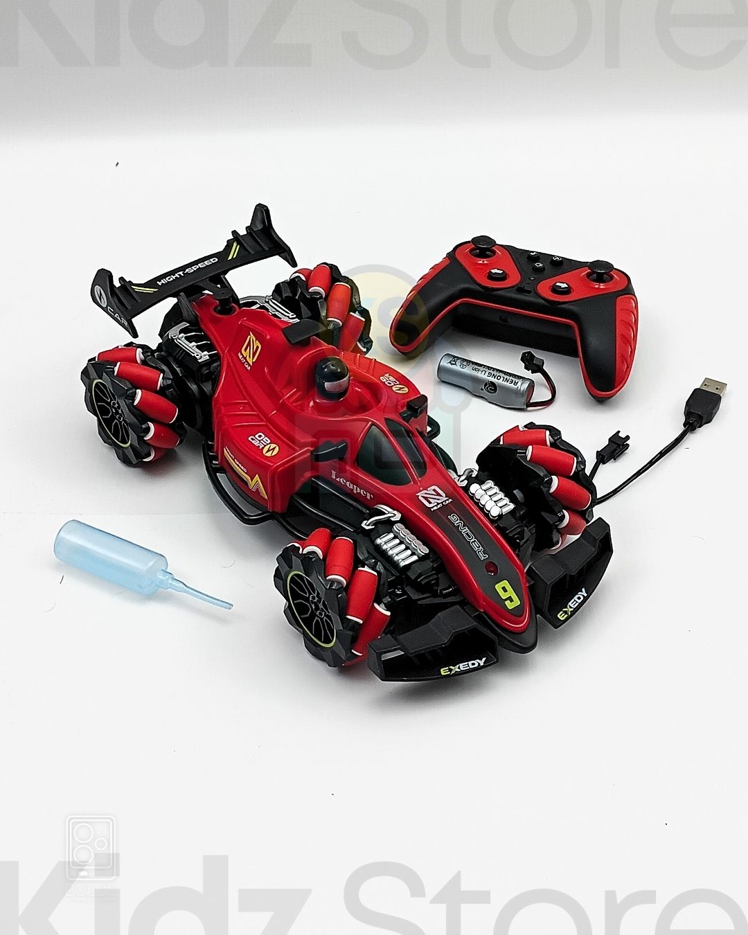 STUNT RAIDER LATERAL RACING LIGHT SPRAY 360 ROTATION