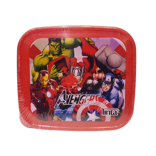 Square Tinta Plastic Lunch Box For Kids