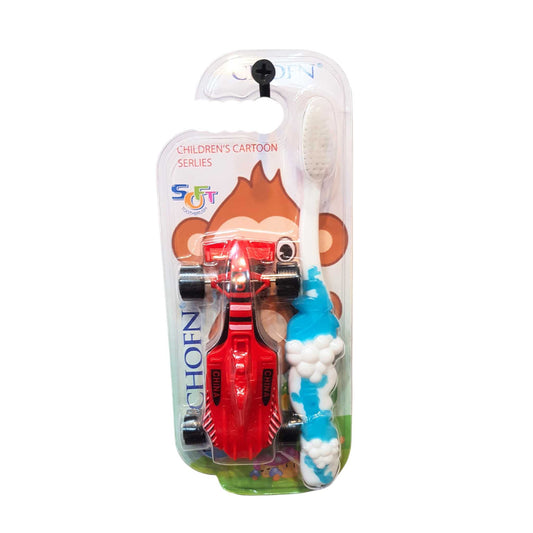Kids Toothbrush With Toy - Premium Quality Imported Tooth Brush For Kids