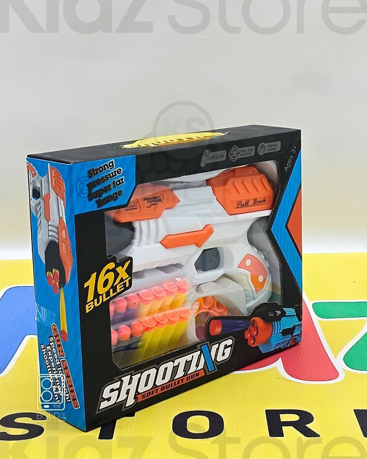 Kids Gun Shooting 16x Soft Bullets