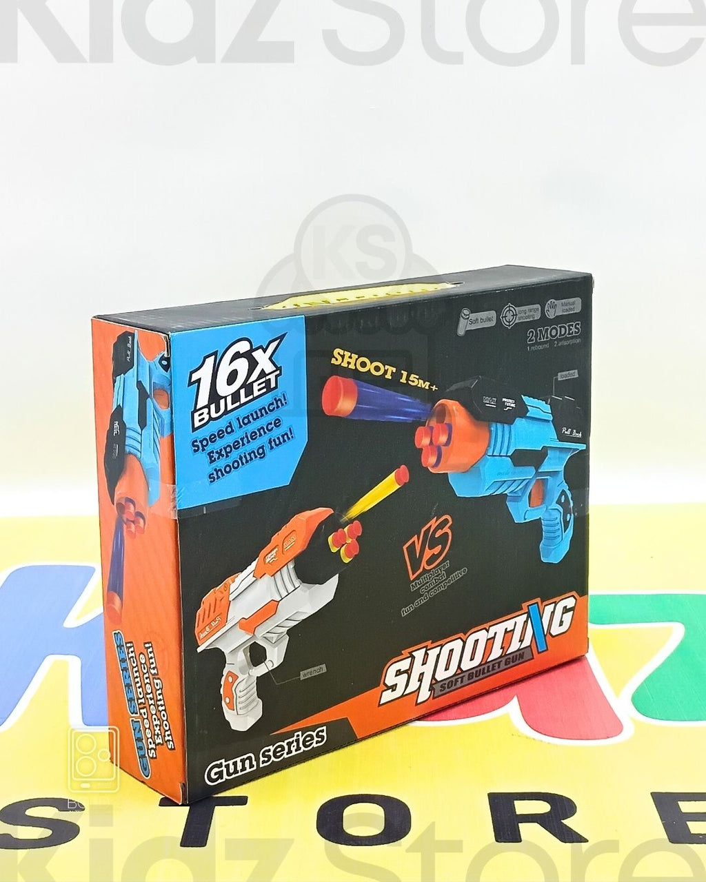 Kids Gun Shooting 16x Soft Bullets