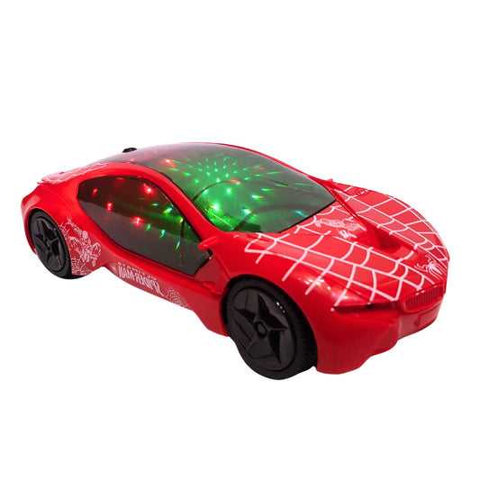 Spiderman Theme Famous Car With 3D Lights and Music For Kids