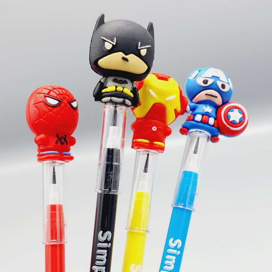 Superhero themed Sikka lead Pencil Mix Character For Kids