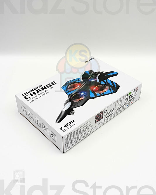 FIGHTER JET PLANE THUNDER VERTICAL TAKE-OFF N LANDING IN FULLY CONTROL