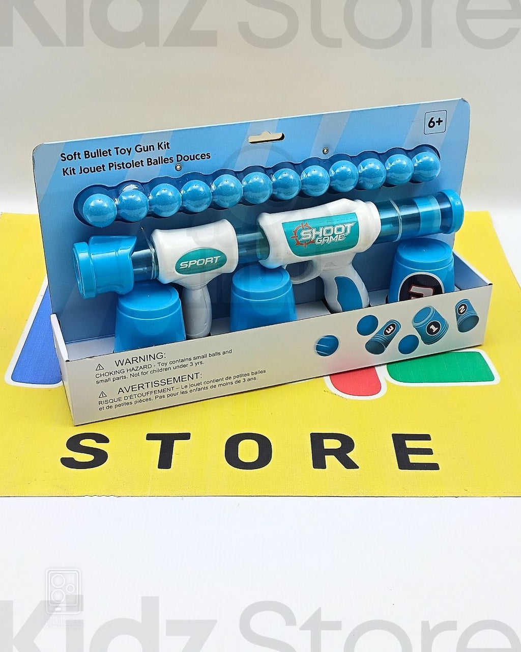 Miniso Soft Bullet Toy Gun Shooting Game Set for Kids