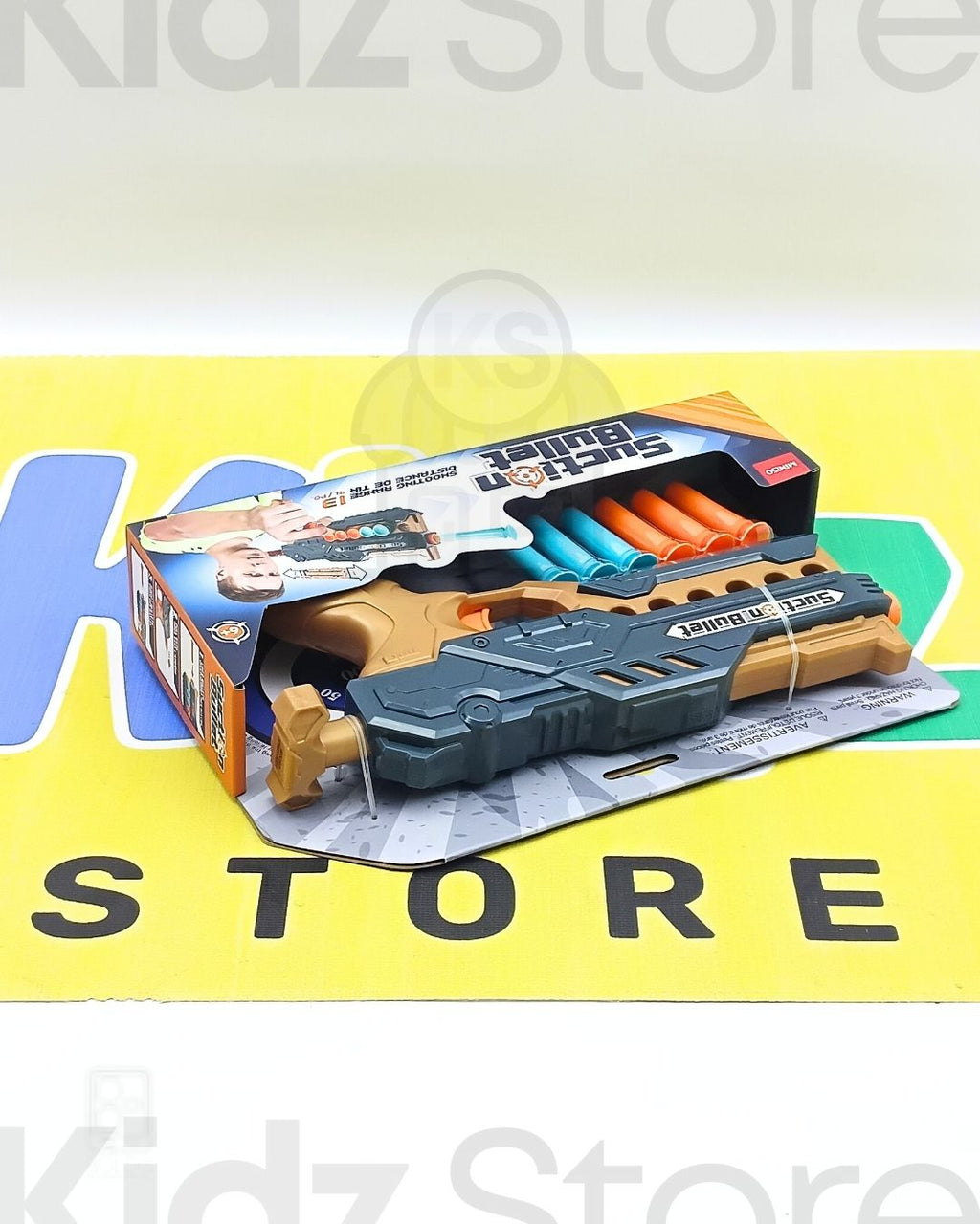 Miniso Suction Cup Toy Gun that Shoots Bullets (6 Bullets)