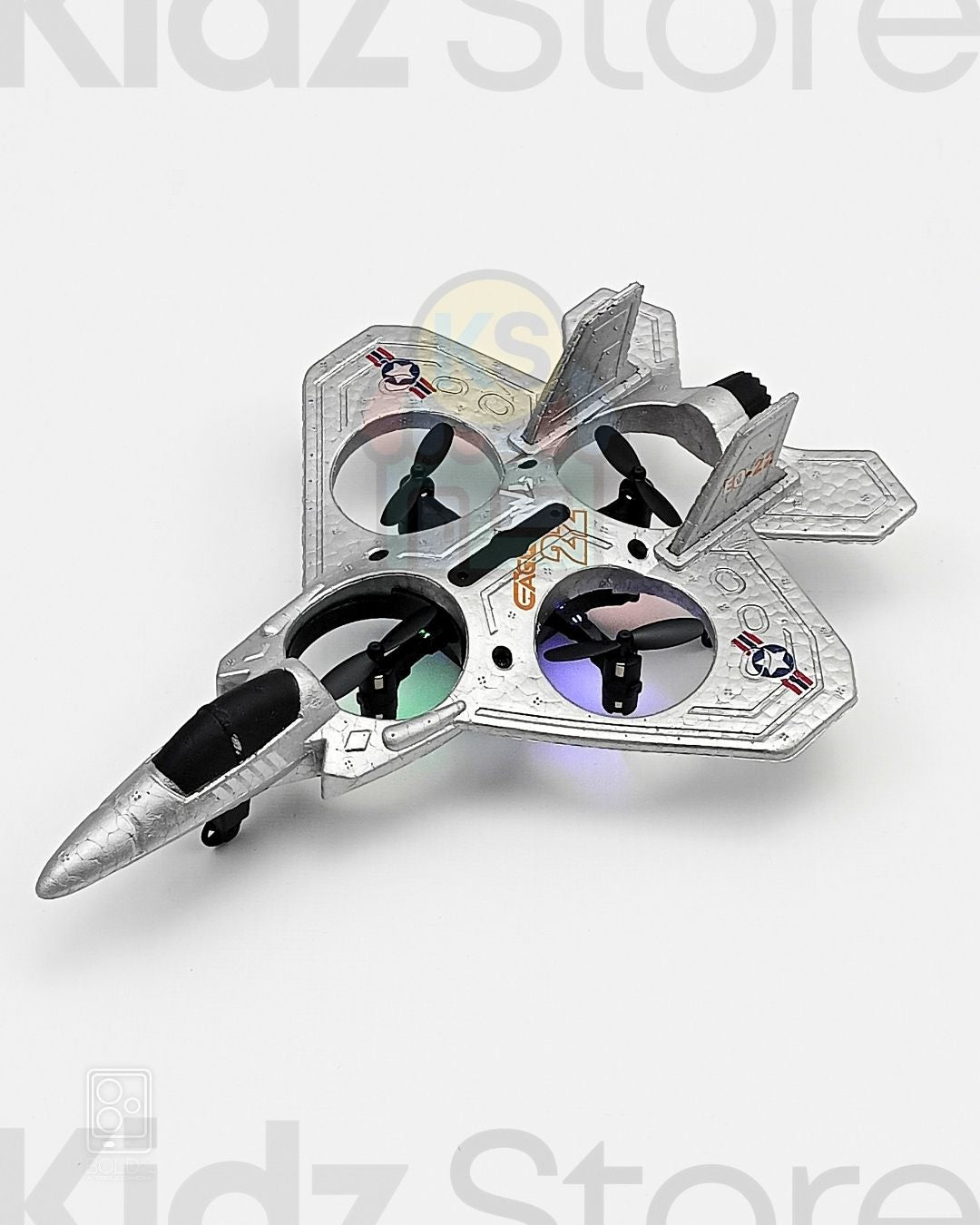 FIGHTER JET PLANE DRONE WITH TYRES GYRO TYPE REMOTE
