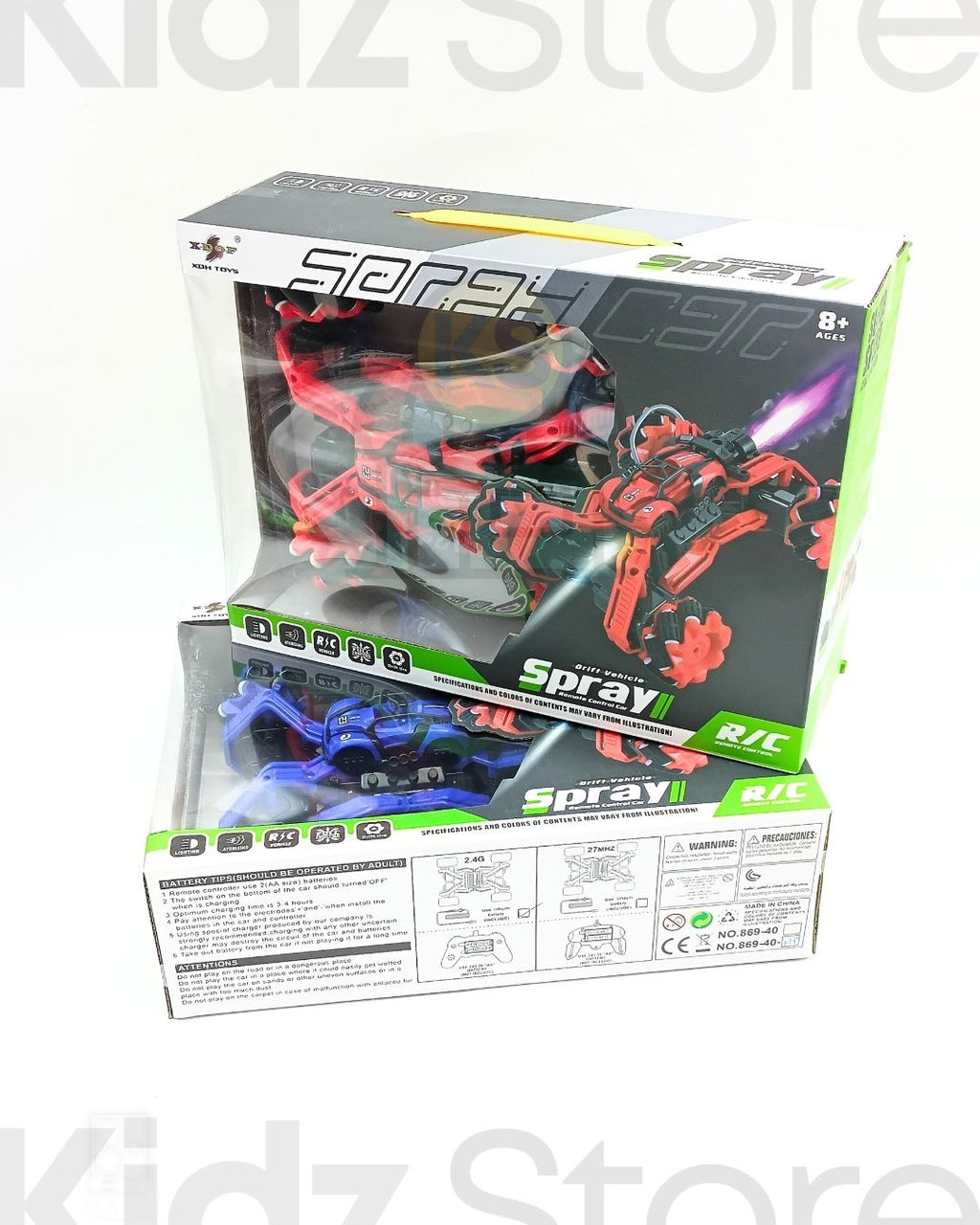 STUNT CAR ROLL N SPRAY 2.4G