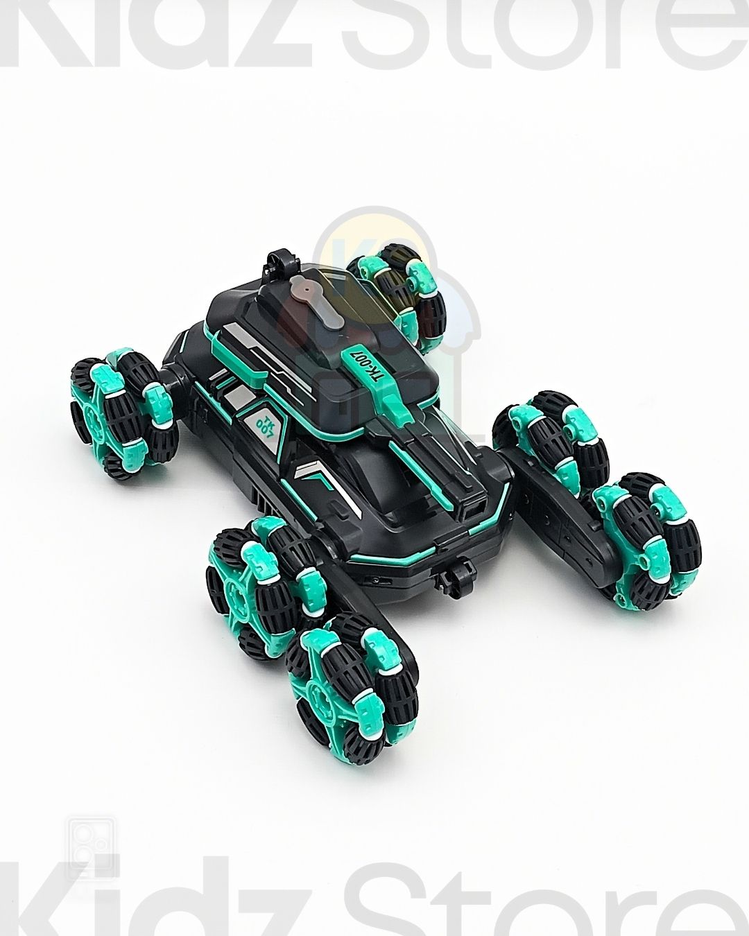 STUNT CAR LADDER WHEELS 360 ROTATION DUAL CONTROL REMOTE  + WATCH