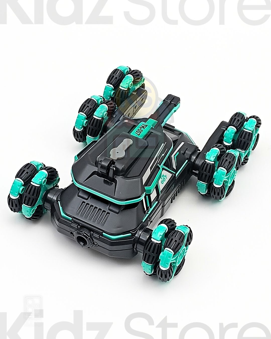 STUNT CAR LADDER WHEELS 360 ROTATION DUAL CONTROL REMOTE  + WATCH