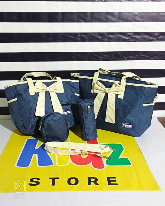 MOTHER BAG CHICCO IMP 5PCS WITH FEEDER COVER
