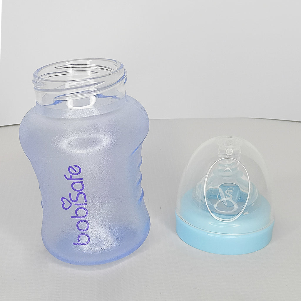 BABISAFE GLASS FEEDER WITHOUT HANDLE 180ML